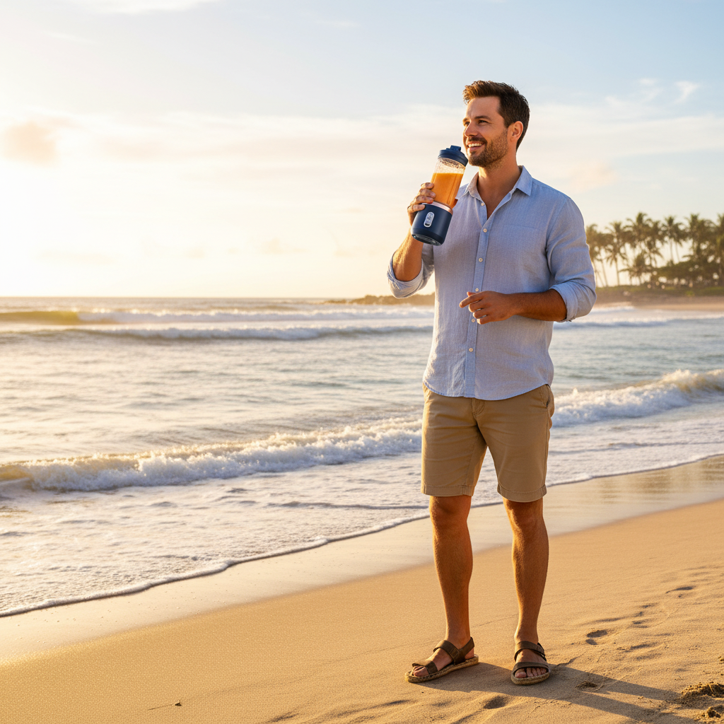 BMTrendzz Portable Blender - Beach lifestyle